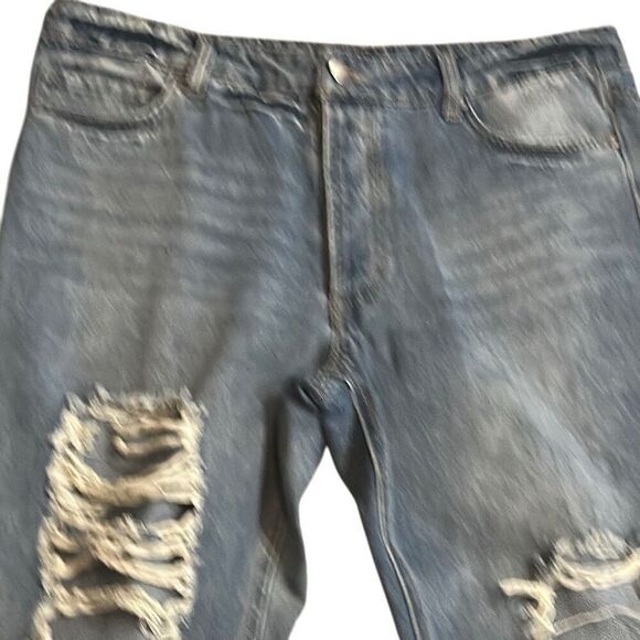 AFRM distressed denim jeans button fly 31 - Picture 3 of 7